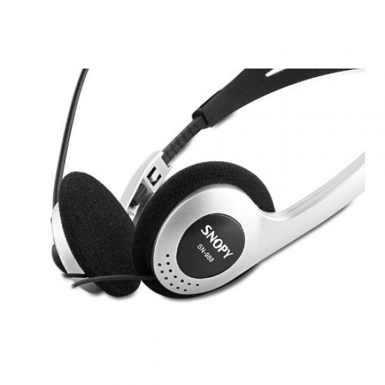 SNOPY SN-988 Mikrofonlu Kulaklık Siyah/Gümüş SNOPY SN-988 Mikrofonlu Kulaklık Siyah/Gümüş