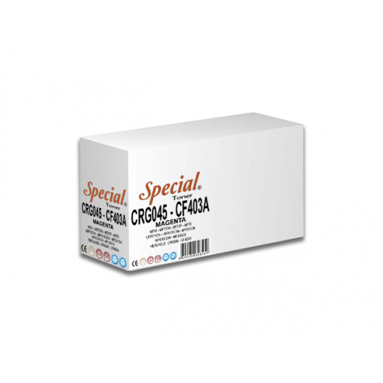 SPECIAL CF403A PEŞİN CRG045M KIRMIZI 201A TONER 1,4K SPECIAL CF403A PEŞİN CRG045M KIRMIZI 201A TONER 1,4K