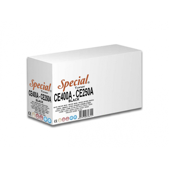 SPECIAL S-CE400AU-CE250A-SİYAH UNIVERSAL 507A-504A TONER 5,5K SPECIAL S-CE400AU-CE250A-SİYAH UNIVERSAL 507A-504A TONER 5,5K