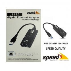 Speed SP-UE050 USB 3.0 to RJ45 10/100/1000 Mbps Gigabit Ethernet Çevirici