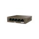 TENDA TEG1105PD 5 Port 4 PORT POE+ 1 PORT POE+ IN 10-100-1000 ÇELIK KASA RACK MOUNT Switch (Adaptörsüz)