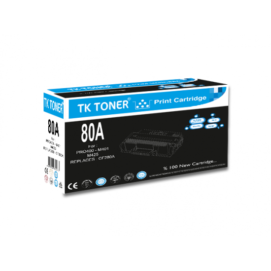 TK TONER TK 80A-CF280A-Pro400 TONER 2,3K TK TONER TK 80A-CF280A-Pro400 TONER 2,3K