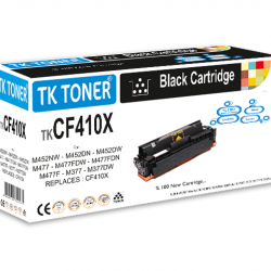 TK TONER TK CF410X SİYAH (410X)-YÜKSEK KAPASİTE TONER 6,5K