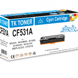 TK TONER TK CF531A MAVİ 205A TONER 0,9K