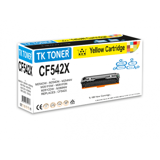 TK TONER TK CF542X SARI 203X TONER 2,5K