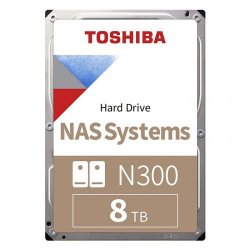 TOSHIBA 3.5 N300 8TB 7200RPM 128MB SATA3 NAS HDD HDWG480UZSVA