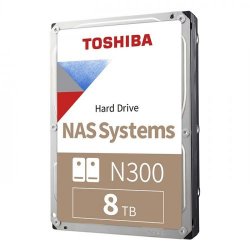 TOSHIBA 3.5 N300 8TB 7200RPM 128MB SATA3 NAS HDD HDWG480UZSVA
