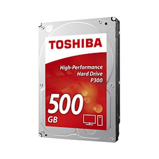 TOSHIBA 3.5 P300 500GB 7200 RPM 64MB SATA3 PC HDD HDWD105UZSVA