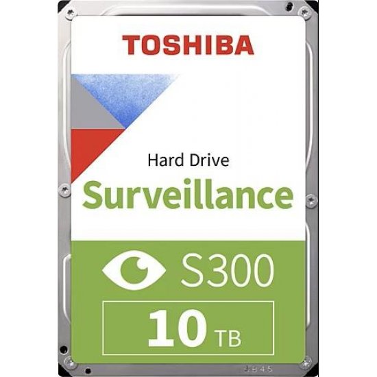 TOSHIBA 3.5 S300 10TB 7200 RPM 256MB SATA3 Güvenlik HDD HDWT31AUZSVA (Güvenlik 7/24)