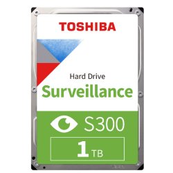 TOSHIBA 3.5 S300 1TB 5400RPM 64MB SATA3 Güvenlik HDD HDWV110UZSVA (Güvenlik 7/24)