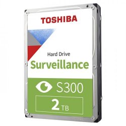 TOSHIBA 3.5 S300 2TB 5400RPM 128MB SATA3 Güvenlik HDD HDWT720UZSVA (Güvenlik 7/24)