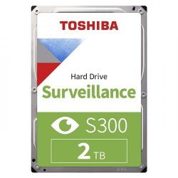 TOSHIBA 3.5 S300 2TB 5400RPM 128MB SATA3 Güvenlik HDD HDWT720UZSVA (Güvenlik 7/24)