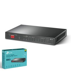 TP-LINK 10 Port TL-SG1210MP 10/100/1000 Web Yönetilebilir 8x PoE + 2x Uplink + 1x SFP Switch (123W)