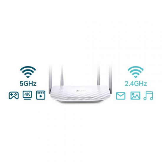 TP-LINK ARCHER-C50 867Mbps 4x Lan + 1x Wan Kablosuz-Ethernet Dual-Band Router