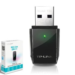 TP-LINK Archer T2U 600Mbps 802.11ac USB Kablosuz Adaptör (5GhZ + 2.4GhZ)