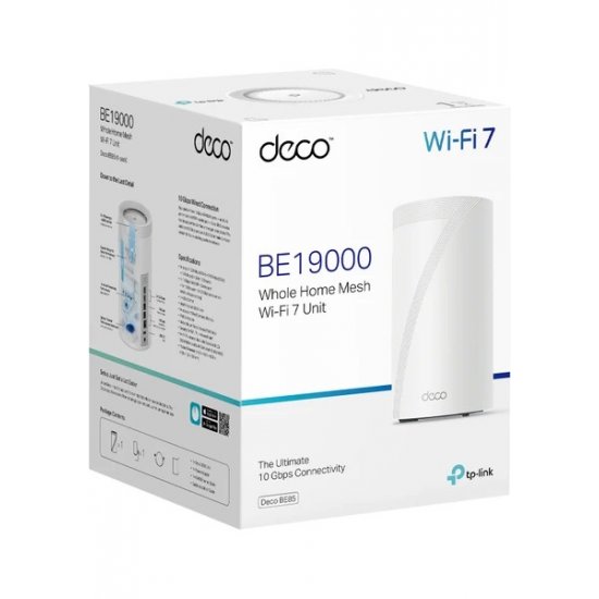 TP-LINK DECO BE85 1LI WI-FI 6 BE19000 TUM EVI KAPSAYAN MESH WIFI SISTEMI - TP-LINK DECO BE85 1LI WI-FI 6 BE19000 TUM EVI KAPSAYAN MESH WIFI SISTEMI -
