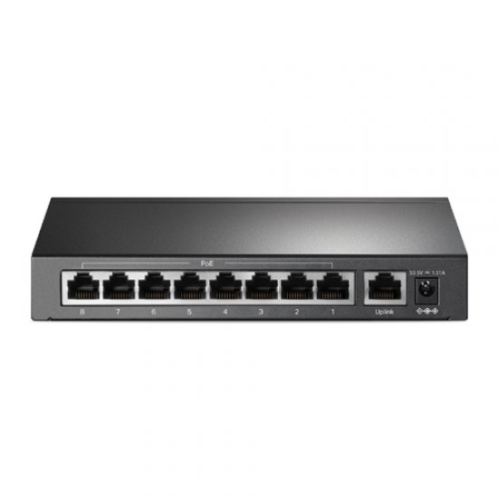 TP-LINK TL-SF1009P 9 Port 10/100 8x PoE+ , 1x Uplink PoE Switch (65W)