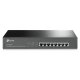 TP-LINK TL-SG1008MP 8 Port 10/100/1000 8x PoE Rack Mountable Switch (153W) (Siyah Çelik Kasalı)