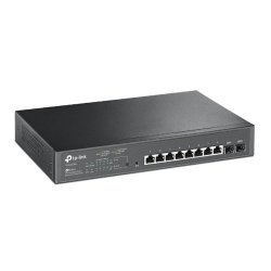 TP-LINK TL-SG2210MP 8 Port 10/100/1000 2x SFP PoE+ Switch (150W) (Siyah Çelik Kasalı)