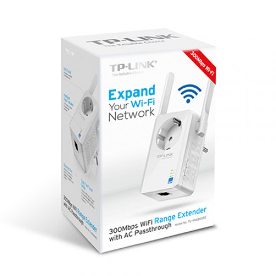 TP-LINK TL-WA860RE 1 Port 300Mbps Repeater Menzil Genişletici Elektrik Prizin den