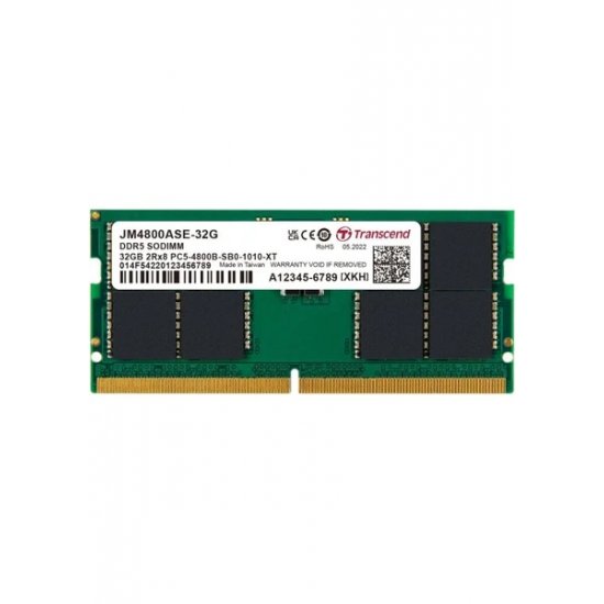 Transcend 32GB DDR5 4800Mhz CL40 Notebook Ram (JM4800ASE-32G)