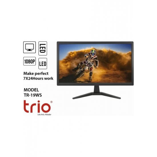 TRİO 19 TR-19WS 3Ms 60Hz VGA+HDMI FHD LED MONITOR