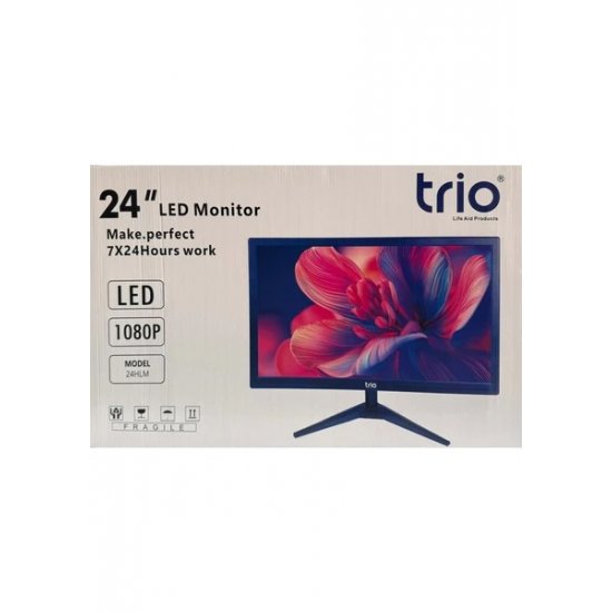 TRİO 24 TR-24WS 3Ms 75Hz VGA+HDMI FHD LED MONITOR