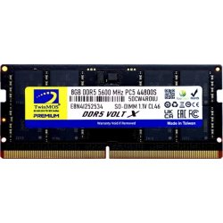 TWINMOS 8GB DDR5 5600Mhz CL46 Notebook Ram TMD58GB5600S46