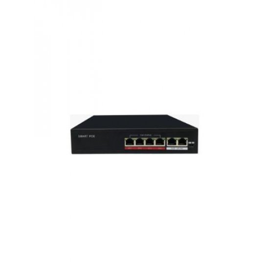 URANIUM POE-4002-48W 4 PORT 10/100 + 2 PORT 10/100 RJ45 UPLINK WATCH-DOG