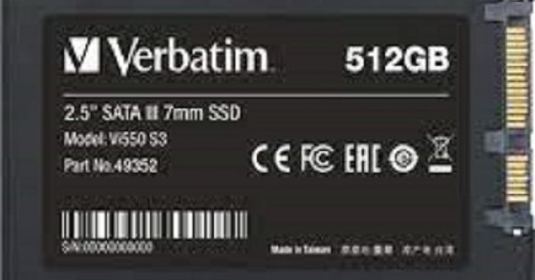 VERBATIM VI550 S3 2.5 512GB SATA3 520MB-500MB-SN SSD