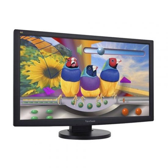 VIEWSONIC 21.5 VG2233-LED 5Ms D-Sub15+DVI ERGONOMIK KURUMSAL MONITOR Parlak Siyah