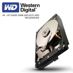 WD 3.5 AV - GP 320GB 32MB SATA III PC HDD WD3200AUDX